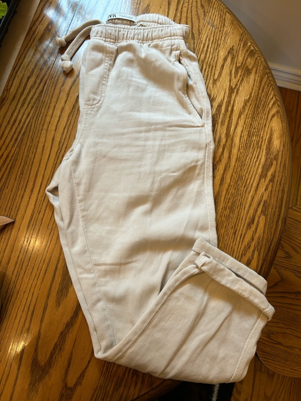 Zara linen joggers